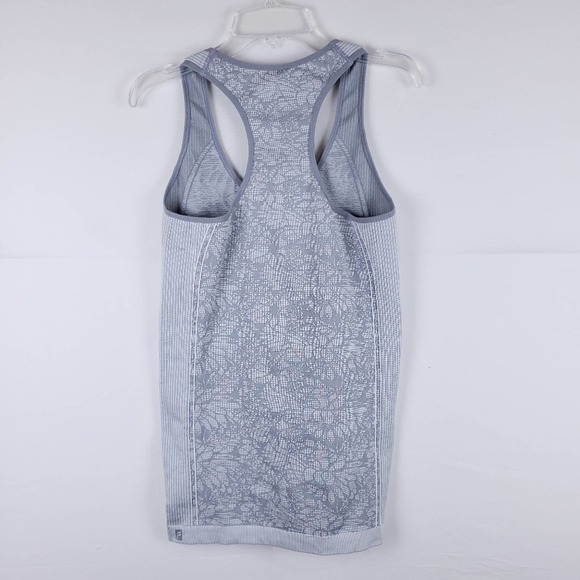 Fabletics Oula Floral Tank Size Small Razerback Gray - Picture 2 of 8